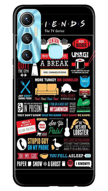 Friends Mobile Back Case for Infinix Hot 11  (Design - 145)