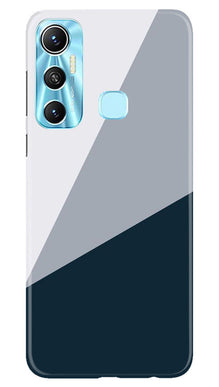 Blue Shade Mobile Back Case for Infinix Hot 11 (Design - 151)