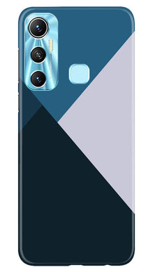 Blue Shades Mobile Back Case for Infinix Hot 11 (Design - 157)