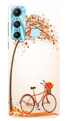 Bicycle Mobile Back Case for Infinix Hot 11 (Design - 161)