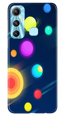 Solar Planet Mobile Back Case for Infinix Hot 11 (Design - 166)