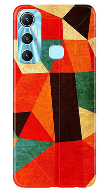 Modern Art Mobile Back Case for Infinix Hot 11 (Design - 172)