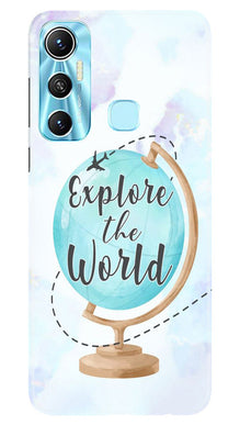 Explore the World Mobile Back Case for Infinix Hot 11 (Design - 176)