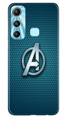Ironman Captain America Mobile Back Case for Infinix Hot 11 (Design - 214)