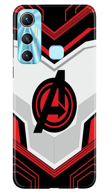 Ironman Captain America Mobile Back Case for Infinix Hot 11 (Design - 223)