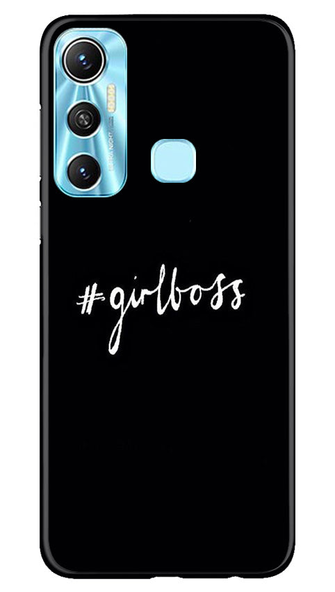Like a Girl Boss Case for Infinix Hot 11 (Design No. 234)