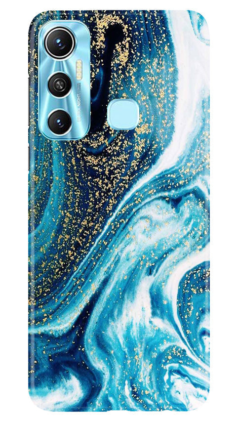 Marble Texture Mobile Back Case for Infinix Hot 11 (Design - 269)