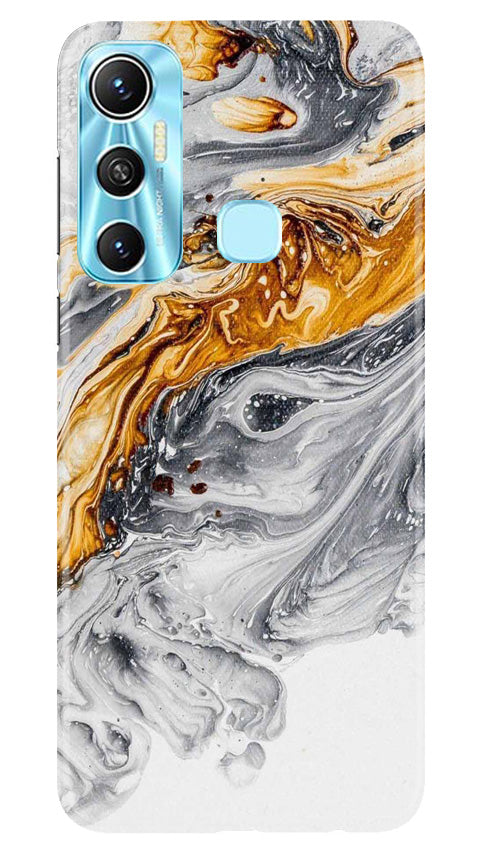 Marble Texture Mobile Back Case for Infinix Hot 11 (Design - 271)