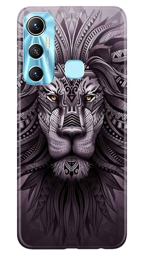 Lion Mobile Back Case for Infinix Hot 11 (Design - 276)