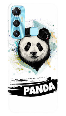 Panda Moon Mobile Back Case for Infinix Hot 11 (Design - 280)