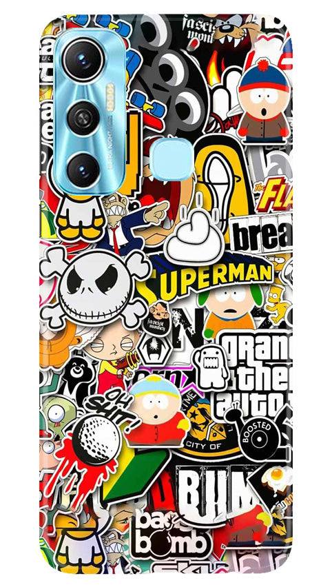 Panda Mobile Back Case for Infinix Hot 11 (Design - 281)
