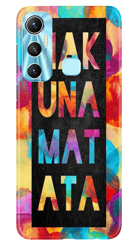 Marble Texture Mobile Back Case for Infinix Hot 11 (Design - 284)