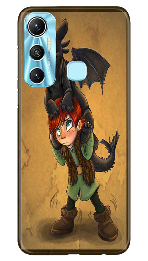 Dragon Mobile Back Case for Infinix Hot 11 (Design - 298)