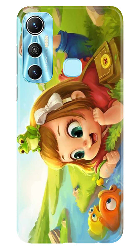 Baby Girl Mobile Back Case for Infinix Hot 11 (Design - 301)