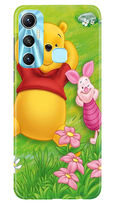 Winnie The Pooh Mobile Back Case for Infinix Hot 11 (Design - 308)