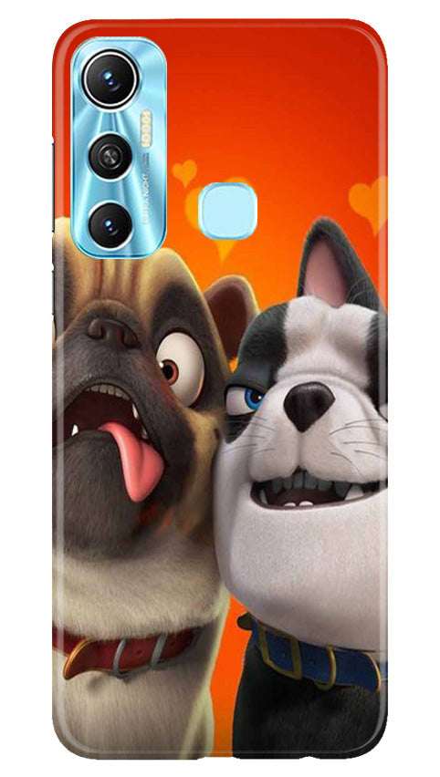 Dog Puppy Mobile Back Case for Infinix Hot 11 (Design - 310)