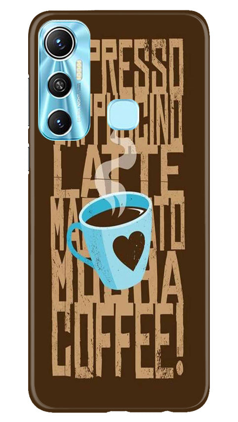 Love Coffee Mobile Back Case for Infinix Hot 11 (Design - 311)