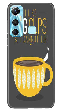Big Cups Coffee Mobile Back Case for Infinix Hot 11 (Design - 312)