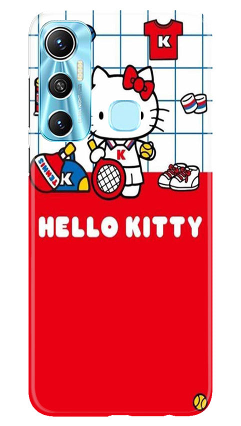 Hello Kitty Mobile Back Case for Infinix Hot 11 (Design - 322)