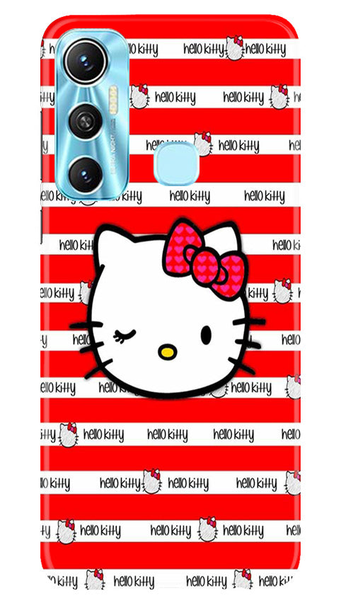 Hello Kitty Mobile Back Case for Infinix Hot 11 (Design - 323)