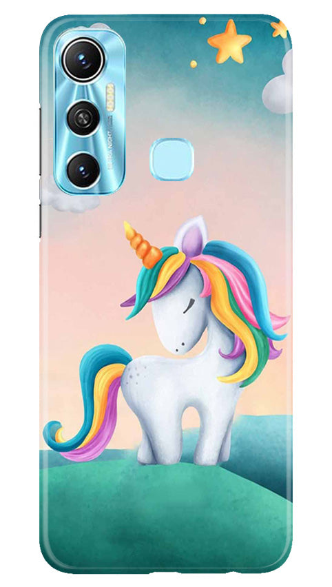 Unicorn Mobile Back Case for Infinix Hot 11 (Design - 325)