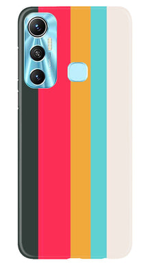 Color Pattern Mobile Back Case for Infinix Hot 11 (Design - 328)