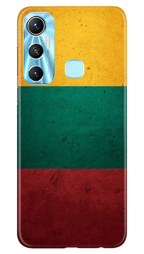 Color Pattern Mobile Back Case for Infinix Hot 11 (Design - 333)