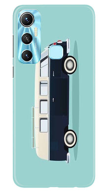 Travel Bus Mobile Back Case for Infinix Hot 11 (Design - 338)