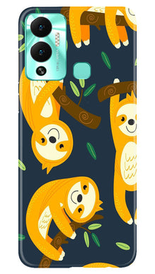 Racoon Pattern Mobile Back Case for Infinix Hot 12 Play (Design - 2)