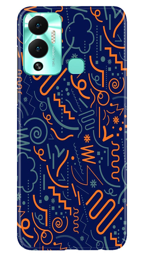 Line Art Baground Case for Infinix Hot 12 Play