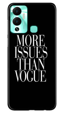 More Issues than Vague Mobile Back Case for Infinix Hot 12 Play (Design - 74)