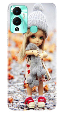 Cute Doll Mobile Back Case for Infinix Hot 12 Play (Design - 93)
