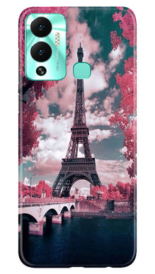 Eiffel Tower Mobile Back Case for Infinix Hot 12 Play  (Design - 101)