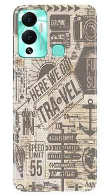 Travel Mobile Back Case for Infinix Hot 12 Play  (Design - 104)