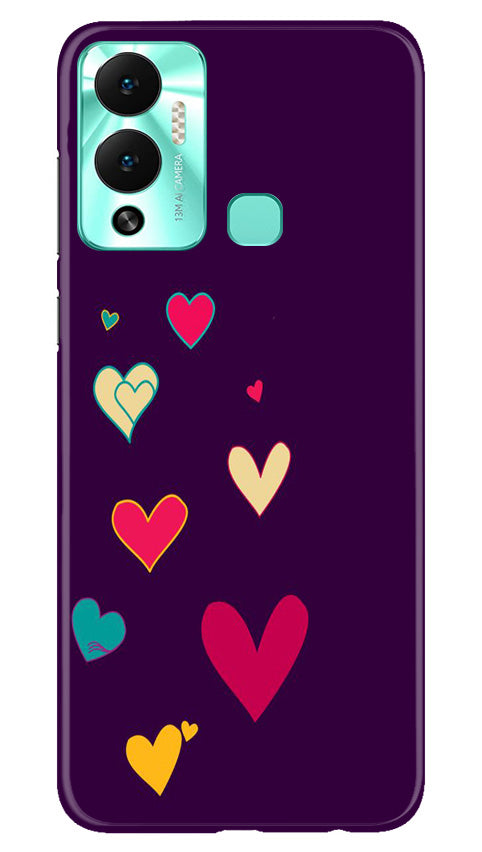 Purple Background Case for Infinix Hot 12 Play(Design - 107)