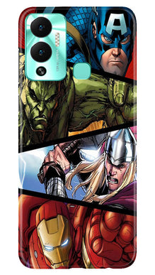 Avengers Superhero Mobile Back Case for Infinix Hot 12 Play  (Design - 124)