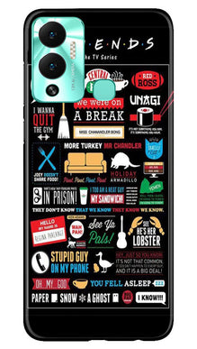 Friends Mobile Back Case for Infinix Hot 12 Play  (Design - 145)