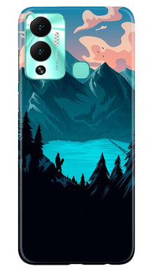 Mountains Mobile Back Case for Infinix Hot 12 Play (Design - 155)