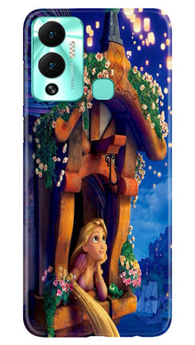 Cute Girl Mobile Back Case for Infinix Hot 12 Play (Design - 167)