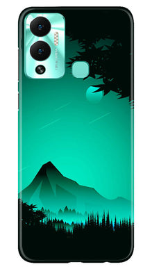 Moon Mountain Mobile Back Case for Infinix Hot 12 Play (Design - 173)
