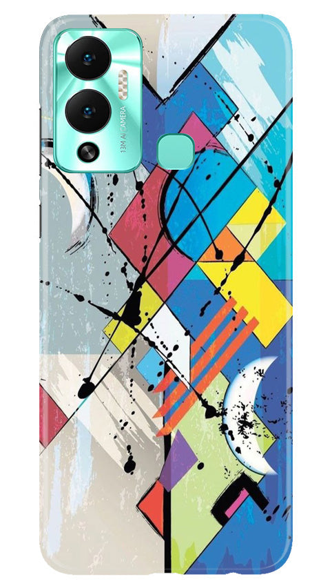 Modern Art Case for Infinix Hot 12 Play (Design No. 203)