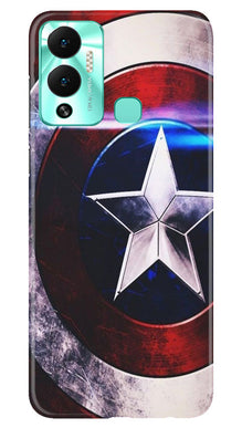 Captain America Mobile Back Case for Infinix Hot 12 Play (Design - 249)