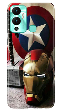 Captain America Shield Mobile Back Case for Infinix Hot 12 Play (Design - 222)
