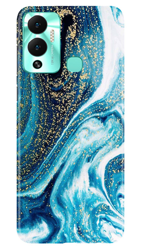 Marble Texture Mobile Back Case for Infinix Hot 12 Play (Design - 269)