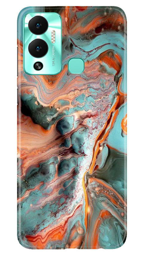 Marble Texture Mobile Back Case for Infinix Hot 12 Play (Design - 270)