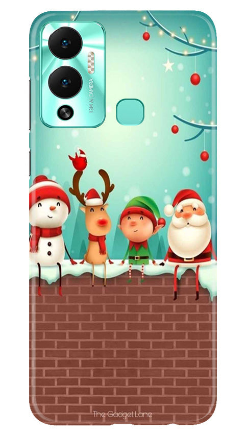 Santa Claus Mobile Back Case for Infinix Hot 12 Play (Design - 296)