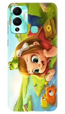 Baby Girl Mobile Back Case for Infinix Hot 12 Play (Design - 301)