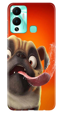 Dog Mobile Back Case for Infinix Hot 12 Play (Design - 303)