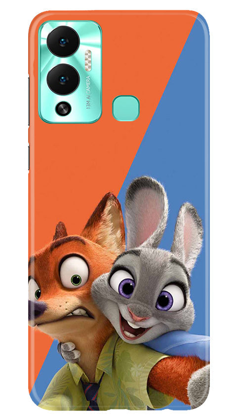Cartoon Mobile Back Case for Infinix Hot 12 Play (Design - 306)
