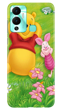 Winnie The Pooh Mobile Back Case for Infinix Hot 12 Play (Design - 308)